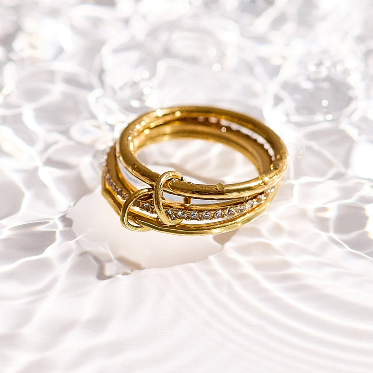 Viral Rings Viral Stacked Rings – Lorinco