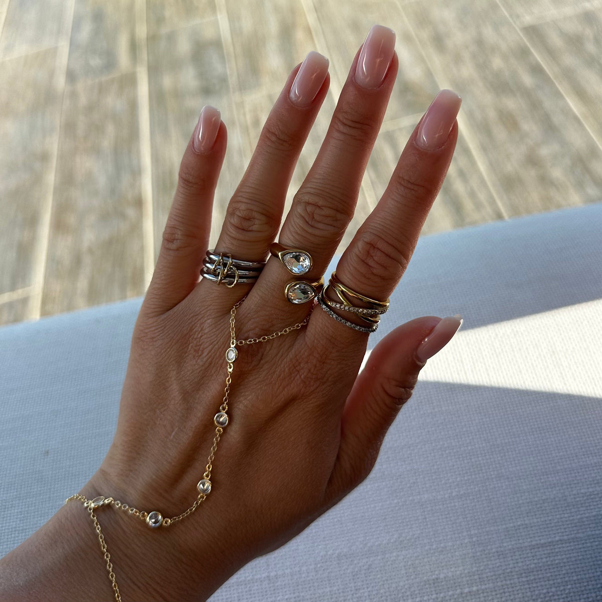 Viral Rings Viral Stacked Rings – Lorinco